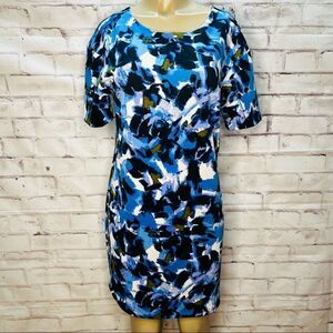 H By Halston Floral Shift Dress